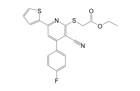 acetic acid, [[3-cyano-4-(4-fluorophenyl)-6-(2-thienyl)-2-pyridinyl]thio]-, ethyl ester