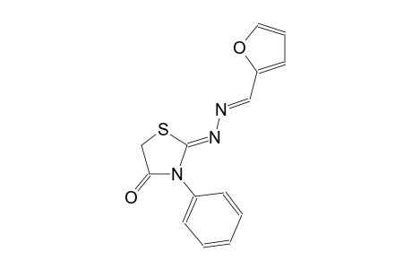 2-furaldehyde [(2Z)-4-oxo-3-phenyl-1,3-thiazolidin-2-ylidene]hydrazone