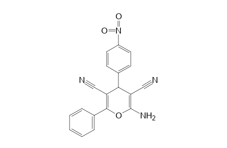 2-AMINO-4-(p-NITROPHENYL)-6-PHENYL-4H-PYRAN-3,5-DICARBONITRILE