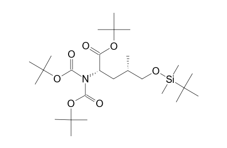 TERT.-BUTYL-(2S,4S)-N,N-DI-TERT.-BUTOXYCARBONYL-5-TERT.-BUTYLDIMETHYLSILYLOXYLEUCINE