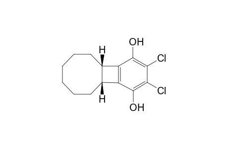 (4ba,10aa)-2,3-dichloro-4b,5,6,7,8,9,10,10aoctahydro-1,4-dihydroxybenzo[3,4]cyclobuta[1,2]cyclooctene