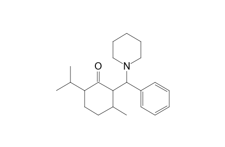 2-[.alpha.-(N-Piperidino)benzyl]-1-methyl-4-isopropylcyclohexan-3-one