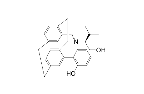 2-(13-{[1-Hydroxymethyl-2-methyl-propylimino]-methyl}-tricyclo[8.2.2.2(4,7)]hexadeca-1(13),4(16),5,7(15),10(14),11-hexaen-5-yl)-phenol