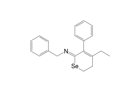 2-BENZYLIMINO-4-ETHYL-3-PHENYL-2H-5,6-DIHYDROSELENINE