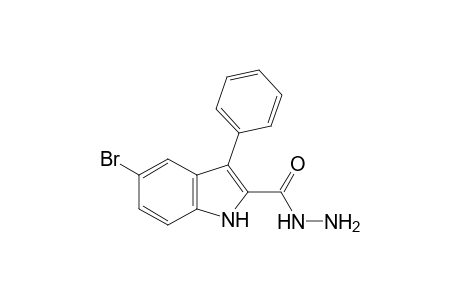 5-bromo-3-phenylindole-2-carboxylic acid, hydrazide
