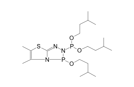 2-(ISOPENTYLOXYPHOSPHINO)-3-ISOPENTYLOXY-5,6-DIMETHYLTHIAZOLO[2,3-D]-1,2-DIHYDRO-1,2,4,3-TRIAZAPHOSPHOLE