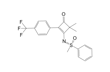 N-(2-(4-Trifluoromethylphenyl)-4,4-dimethyl-3-oxocyclobut-1-en-1-yl)-S,Smethylphenylsulfoximine