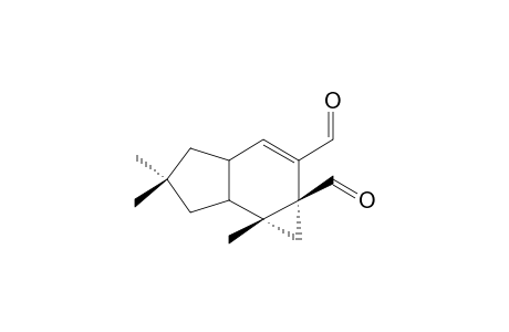 [1AR-(1A-ALPHA,3A-ALPHA,6A-ALPHA,6B-ALPHA)]-3A,4,5,6,6A,6B-HEXAHYDRO-5,5,6B-TRIMETHYLCYCLOPROP-[E]-INDENE-1A,2-(1H)-DICARBOXALDEHYDE