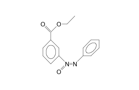 3-Phenyl-nno-azoxy-benzoic acid, ethyl ester
