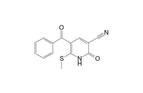 5-Benzoyl-6-(methylsulfanyl)-2-oxo-1,2-dihydro-3-pyridinecarbononitrile