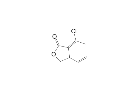 3-(1'-Chloroethylidene)-4-(ethenyl)-tetrahydrofuran-2-one