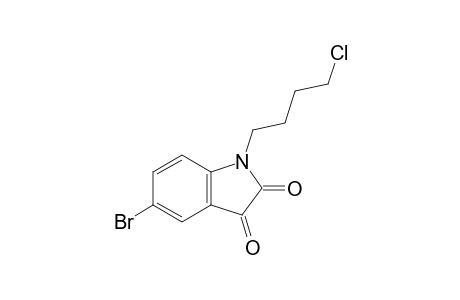 5-Bromanyl-1-(4-chloranylbutyl)indole-2,3-dione