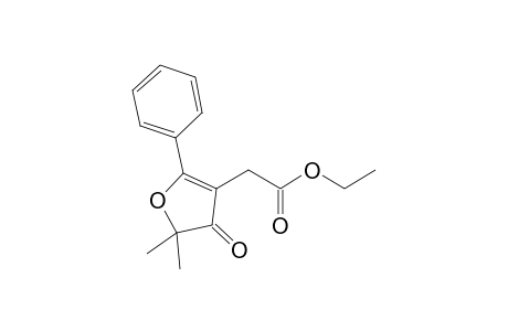 2-(4-keto-5,5-dimethyl-2-phenyl-3-furyl)acetic acid ethyl ester