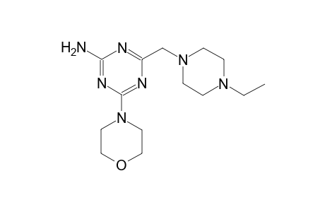 1,3,5-triazin-2-amine, 4-[(4-ethyl-1-piperazinyl)methyl]-6-(4-morpholinyl)-