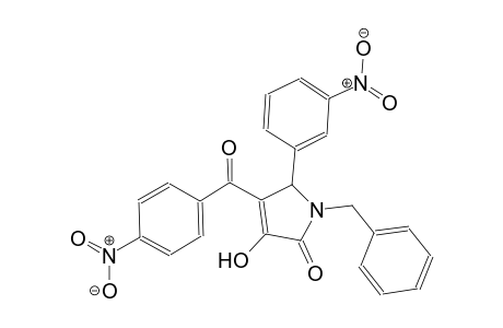 1-benzyl-3-hydroxy-4-(4-nitrobenzoyl)-5-(3-nitrophenyl)-1,5-dihydro-2H-pyrrol-2-one