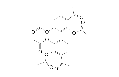 CYNANDIONE-A-PERACETYLATED;4,3'-DIACETYL-2,3,2',6'-TETRAACETOXY-BIPHENYL