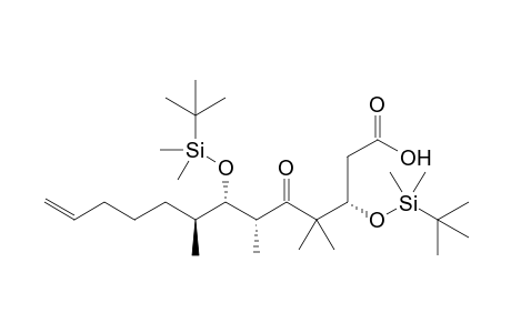 (3S,6R,7S,8S)-3,7-bis[[tert-butyl(dimethyl)silyl]oxy]-4,4,6,8-tetramethyl-5-oxidanylidene-tridec-12-enoic acid