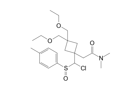 {1-[Chloro(p-tolylsulfinyl)methyl]-3,3-bis(ethoxymethyl)cyclobutyl}-N,N-dimethylacetamide