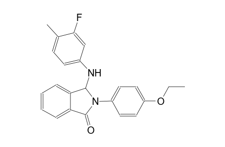 1H-isoindol-1-one, 2-(4-ethoxyphenyl)-3-[(3-fluoro-4-methylphenyl)amino]-2,3-dihydro-