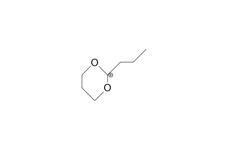 2-Propyl-1,3-dioxan-2-ylium cation