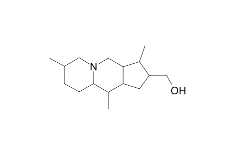 3,9,13-Trimethyl-12-hydroxymethyl-1-azatricyclo[7.4.0]tridecane (251F)