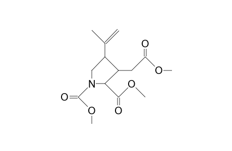 (2a,3b,4A)-1,2-Dimethoxycarbonyl-4-(1-methyl-ethenyl)-3-pyrrolidineacetic acid, methyl ester