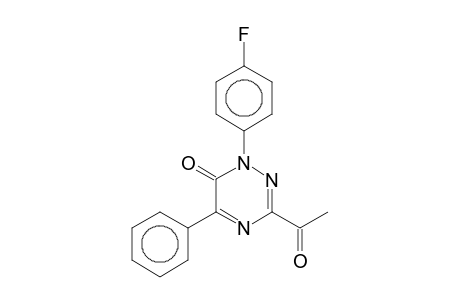 3-Acetyl-1-(4-fluorophenyl)-5-phenyl-1H-[1,2,4]triazin-6-one