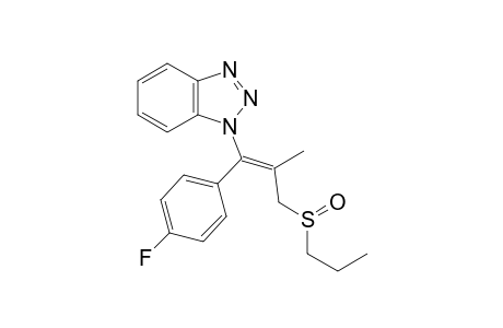 1-[(E)-1-(4-fluorophenyl)-2-methyl-3-propylsulfinylprop-1-enyl]benzotriazole