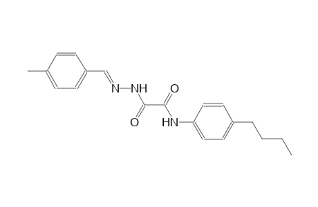 acetic acid, [(4-butylphenyl)amino]oxo-, 2-[(E)-(4-methylphenyl)methylidene]hydrazide