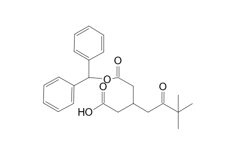 rac-6,6-Dimethyl-3-(diphenylmethoxycarbonylmethyl)-5-oxoheptanoic acid