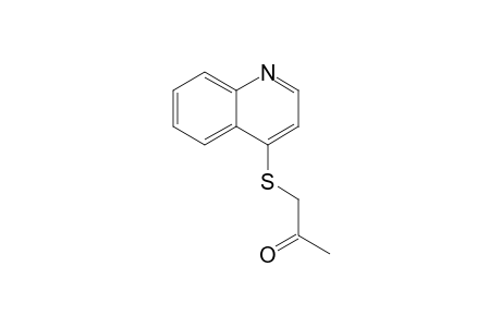 1-(4-Quinolinylsulfanyl)acetone