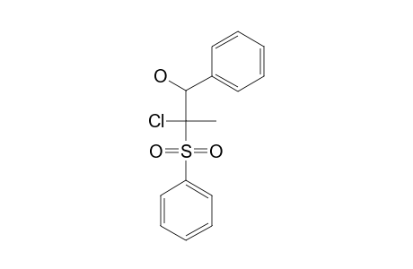 ERYTHRO-2-CHLORO-1-PHENYL-2-PHENYLSULFONYL-PROPANOL