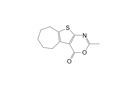 2-methyl-6,7,8,9-tetrahydro-4H,5H-cyclohepta[4,5]thieno[2,3-d][1,3]oxazin-4-one