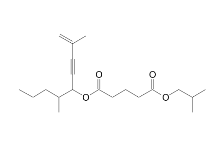 Glutaric acid, 2,6-dimethylnon-1-en-3-yn-5-yl isobutyl ester