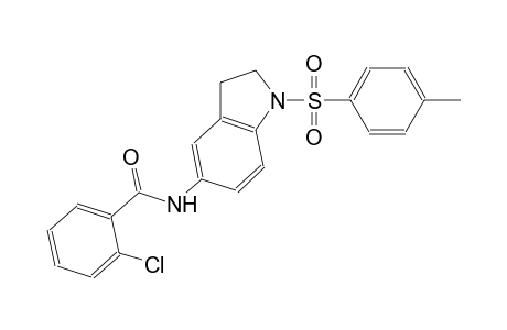 benzamide, 2-chloro-N-[2,3-dihydro-1-[(4-methylphenyl)sulfonyl]-1H-indol-5-yl]-