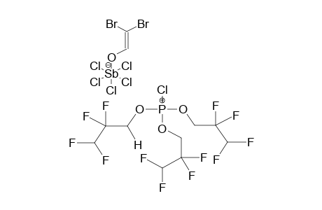 TRIS(2,2,3,3-TETRAFLUOROPROPOXY)CHLOROPHOSPHONIUM PENTACHLORO(2,2-DIBROMOVINYLOXY)ANTIMONATE