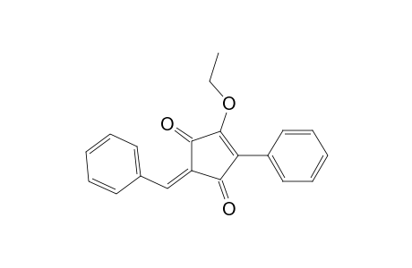 4-Ethoxy-5-phenyl-2-(phenylmethylene)-4-cyclopentene-1,3-dione