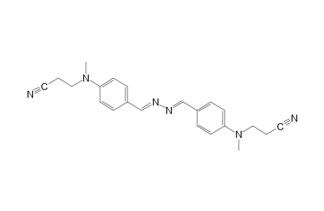 3-(p-formyl-N-methylanilino)propionitrile, azine