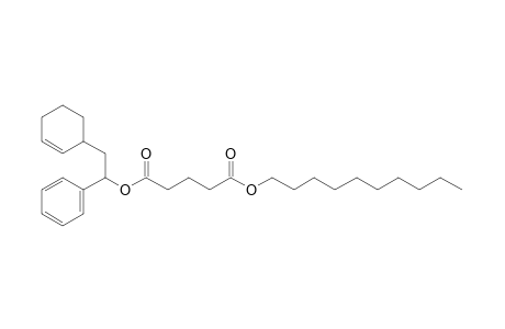 Glutaric acid, decyl 1-phenyl-2-(3-cyclohexenyl)ethyl ester