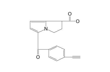 2,3-dihydro-5-(p-ethynylbenzoyl)-1H-pyrrolizine-1-carboxylic acid