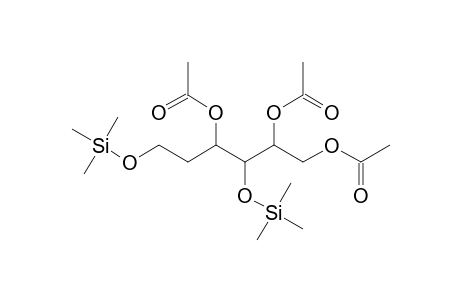 3,5,6-tri-O-acetyl-2-desoxy-D-glucitol bis TMS