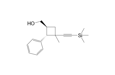 [(1S,2S)-3-methyl-2-phenyl-3-(2-trimethylsilylethynyl)cyclobutyl]methanol