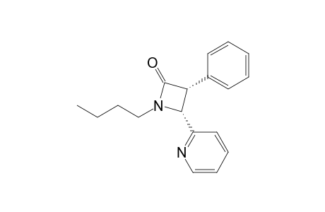 cis-1-Butyl-3-phenyl-4-pyridin-2-ylazetidin-2-one