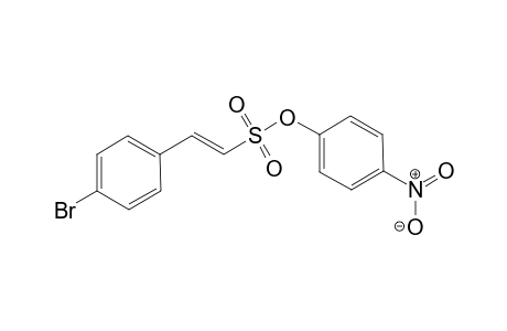 (E)-4-nitrophenyl 2-(4-bromophenyl)ethenesulfonate