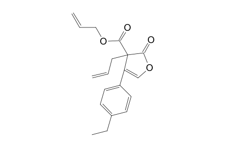 Allyl 3-allyl-4-(4-ethylphenyl)-2-oxo-2,3-dihydrofuran-3-carboxylate