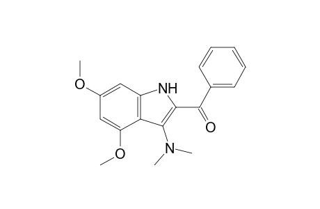 [3-(Dimethylamino)-4,6-dimethoxy-1H-indol-2-yl](phenyl)methanone