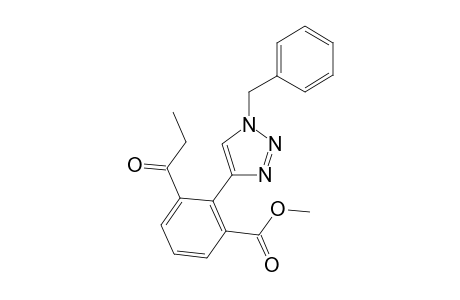 Methyl 2-(1-benzyl-1H-1,2,3-triazol-4-yl)-3-propionylbenzoate