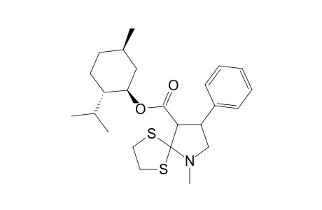 (1R*,3R*,4S*)-Menthyl-6-methyl-8-phenyl-1,4-dithia-6-azaspiro[4.4]nonan-9-carboxylate