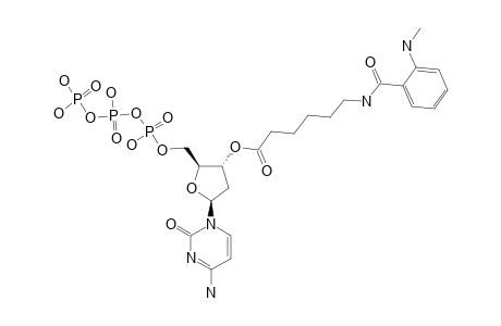 2'-DEOXY-3'-O-[6-N-METHYLANTHRANIL-AMIDO)-HEXANOYL]-CYTIDINE-5'-YL-TETRAHYDROGEN-PHOSPHATE