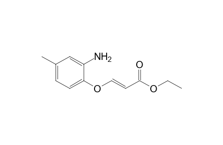 Ethyl (E)-3-(2-Amino-4-methylphenoxy)-2-propenoate